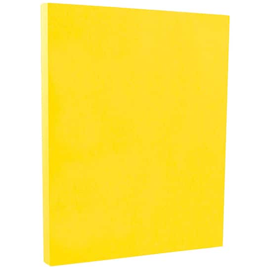 JAM Paper Recycled 8.5" x 11" 65lb. Cover Cardstock Pack, 50 Sheets